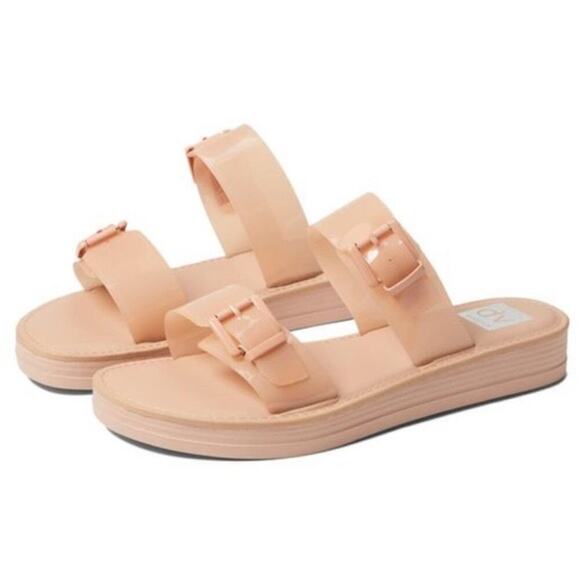 Dolce Vita Pink Heather Buckle Slide Sandals Size 9.5 - Picture 1 of 12